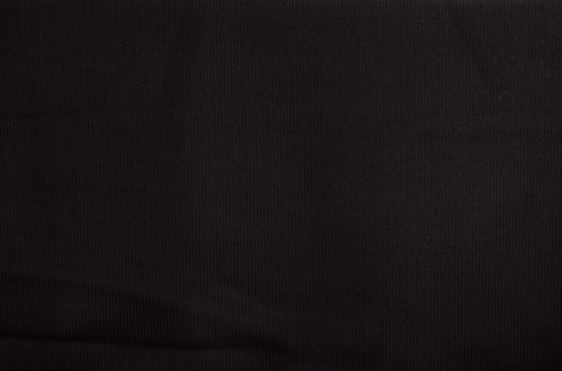 [FBLY-1085-050] 📏Tricot 100% coton bio GOTS & Oeko-Tex uni | Noir