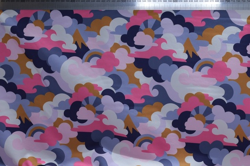 [VHT-05780.003] 📏Softshell Oeko-Tex | Nuages lilas