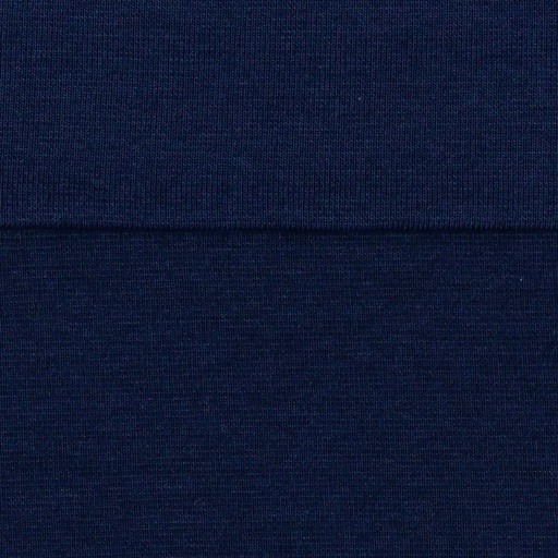 [VHT-08058.019 NAVY x10] 🎗️Bord-côtes tubulaire bio GOTS & Oeko-Tex uni | Marine