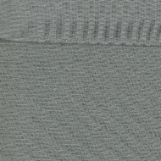 [VHT-08058.003 GREY x10] 🎗️Bord-côtes tubulaire bio GOTS & Oeko-Tex uni | Gris